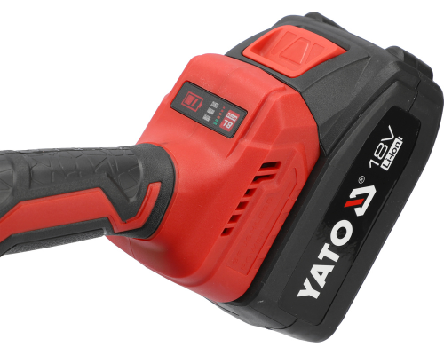 Безщіткова акумуляторна пила 18 В 140 мм з акумуляторами та ЗП YATO YT-8281185