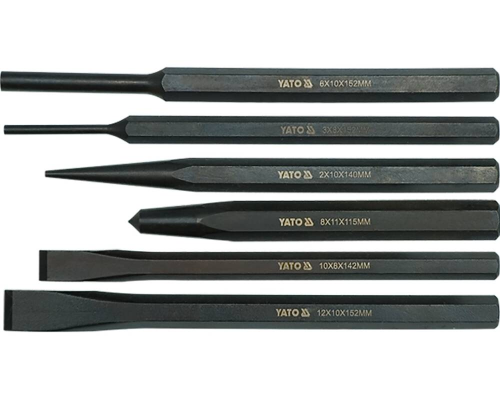 Набір пробійників та зубил для автосервісу YATO YT-4712