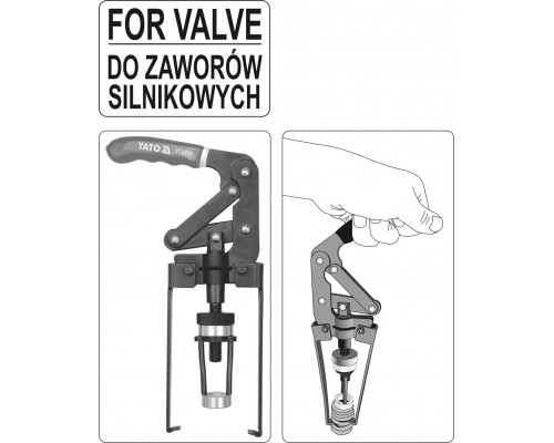 Пристрій для демонтажу клапанів двигуна YATO YT-0618