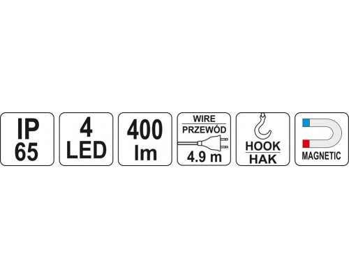 Світильник для майстерні LED IP65 YATO YT-08531