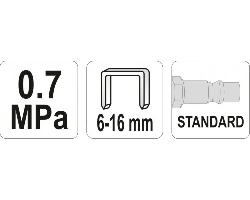 Степлер пневматичний YATO YT-09201