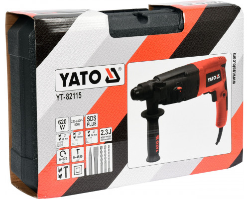 Перфоратор SDS+ 620W YATO YT-82115