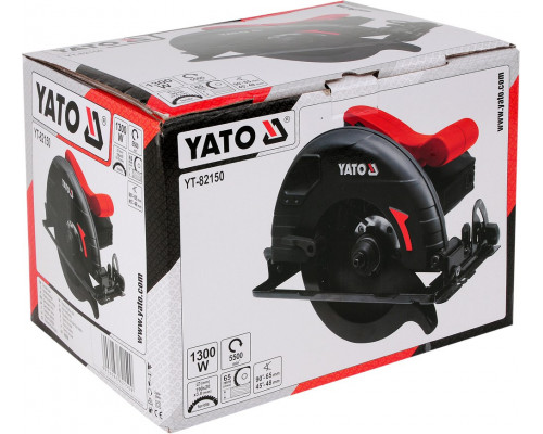 Ручная дисковая пила по дереву 1300W YATO YT-82150