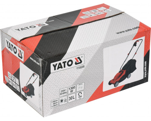 Газонокосарка електрична 1300W YATO YT-85200