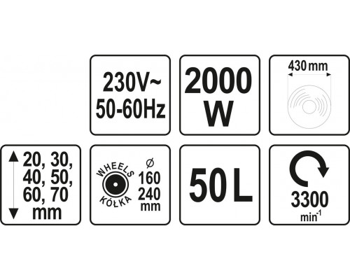 Газонокосарка електрична YATO YT-85208