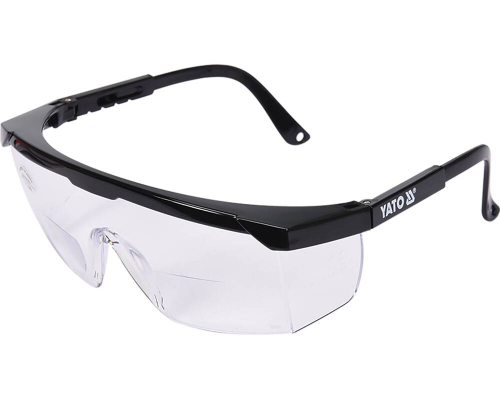Захисні окуляри прозорі з корекцією зору +1,5 діоптрії YATO YT-73612