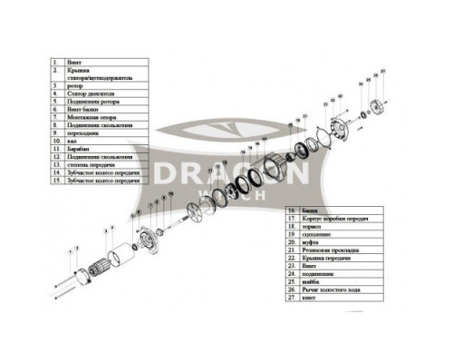 Лебідка електрична Dragon Winch DWM 3500 ST