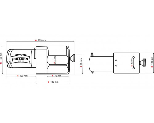 Лебідка електрична Dragon Winch DWM 2000 ST