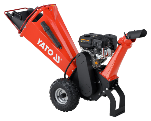 Бензиновий подрібнювач гілок діаметр 100 мм, ємність 196 см³ YATO YT-86155