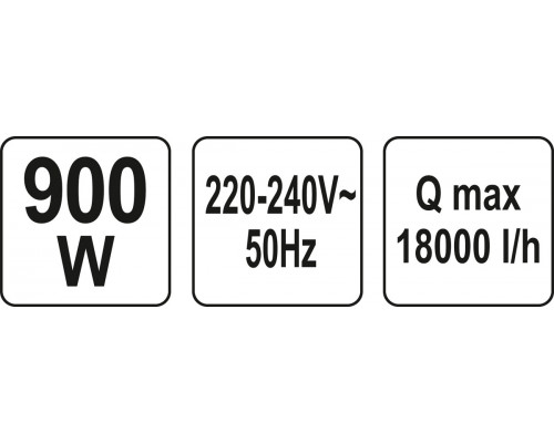 Занурювальний насос 900 Вт YATO YT-85333