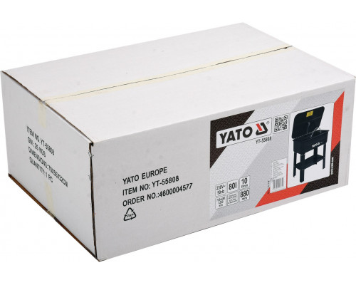 Стаціонарна електрична мийка 80 л YATO YT-55808