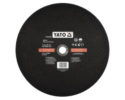 Набір дисків для різання по металу 355х3.2х25,4 мм YATO YT-61132