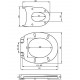 Кришка для унітазу з повільним опусканням Fala 75467