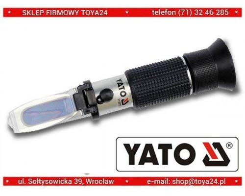 Рефрактометр для електроліту та інших рідин авто YATO YT-06722