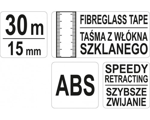 Рулетка геодезична 30 м Х 15 мм YATO YT-71540