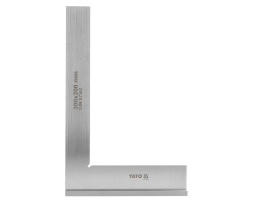 Сталевий розміточний кутник з направляючою планкою 300x200 мм YATO YT-70765
