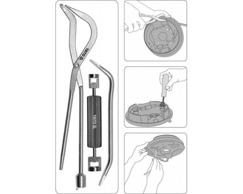 Набір інструментів для гальм 3 шт YATO YT-0684