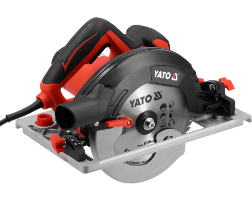 Дискова пила 190 мм 1600 Вт YATO YT-821533