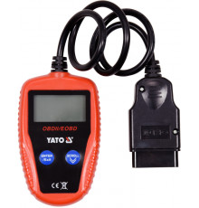 Тестер діагностичний OBD2 з LCD-дисплеєм YATO YT-72977