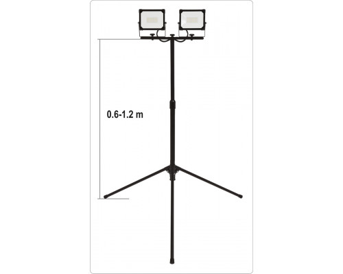Світлодіодний прожектор SMD LED з підставкою 2*30 Вт YATO YT-81817