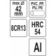 Труборіз для ПВХ труб 42 мм YATO YT-22292