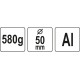 Алюмінієвий молоток 50 мм YATO YT-45282