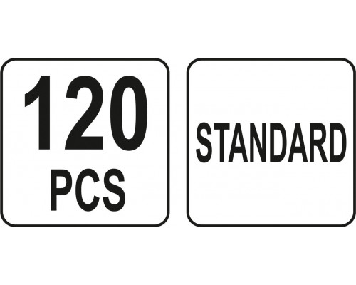 Стандартний комплект запобіжників 120 шт. YATO YT-83144