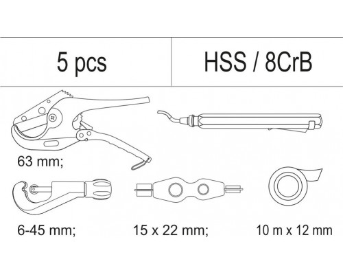 Вкладиш в ящик для сантехніків YATO YT-55482