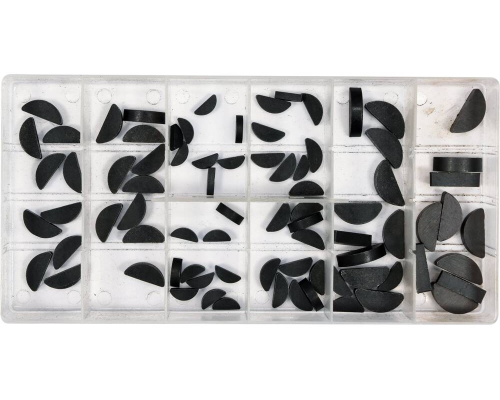 Набір шпонок напівкруглих 80 шт. YATO YT-06790