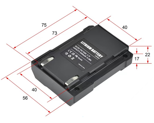 Акумулятор для лазерного нівеліра YT-30419 4000 мAг YATO YT-30420