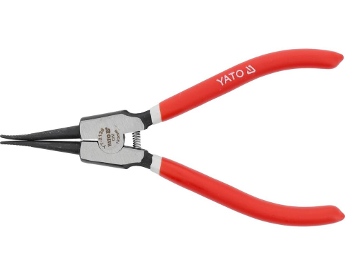 Прямі зовнішні плоскогубці для стопорних кілець Seger 225 мм YATO YT-1988