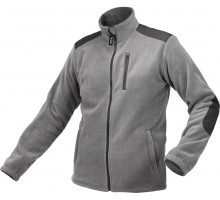 Куртка з щільного флісу сіра YATO YT-79520 розмір S