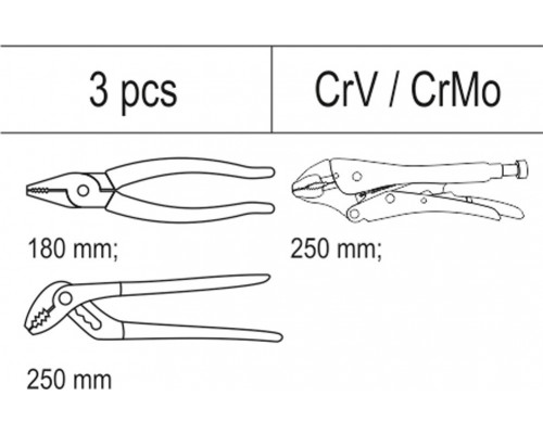 Вставка для ящика з кліщами і плоскогубцями Yato YT-55463
