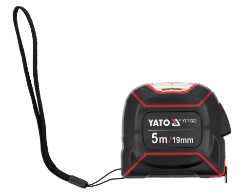 Рулетка рулонна з віконцем для шкали 5м х 19мм YATO YT-71320