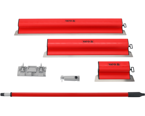 Набір із 5 шпателей і лез із ПВХ для штукатурки в чохлі YATO YT-52225