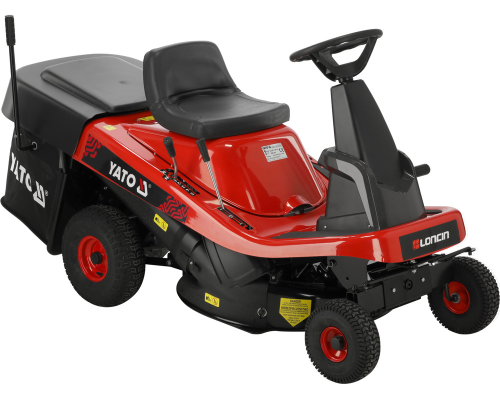 Трактор-газонокосарка бензиновий 8,8 кВт Збірник 170 л YATO YT-85550