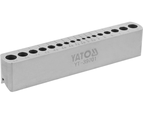 Кондуктор шаблон для свердління отворів YATO YT-39701