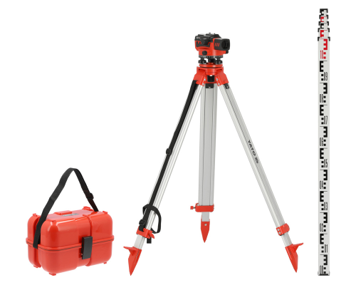 Комплект рівня 32х + стійка 5м + штатив YATO YT-30553