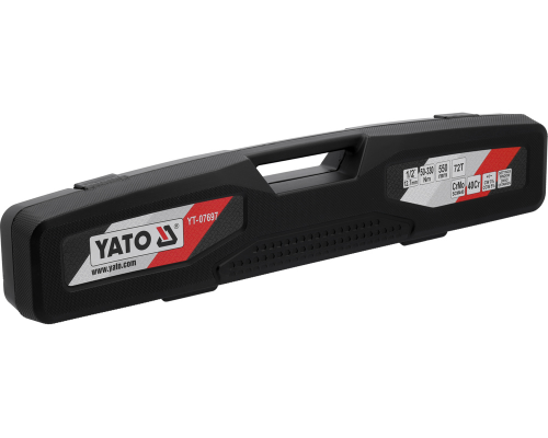 Динамометричний ключ 1/2" з діапазоном регулювання 50-330 Нм YATO YT-07697