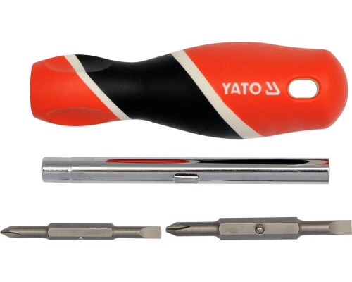 Викрутка з двосторонніми змінними бітами YATO YT-25971