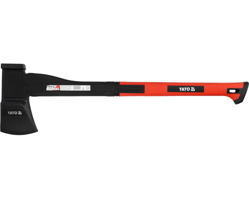 Сокира-колун 2800 г з нейлоновою ручкою 710 мм YATO YT-79973