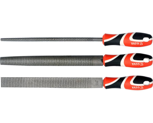 Набір рашпілів по дереву 3 шт YATO YT-6222