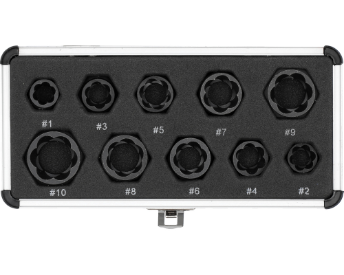 Екстрактори для викручування зламаних гвинтів YATO YT-060311
