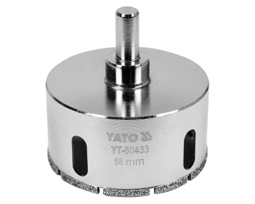 Свердло по каменю 68 мм для мокрого та сухого свердління YATO YT-60433
