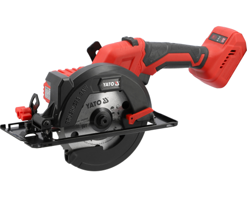 Безщіткова акумуляторна пила 18В 140мм (Корпус) YATO YT-828118