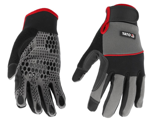 Захисні рукавички із синтетичної шкіри, р.10 YATO YT-74666