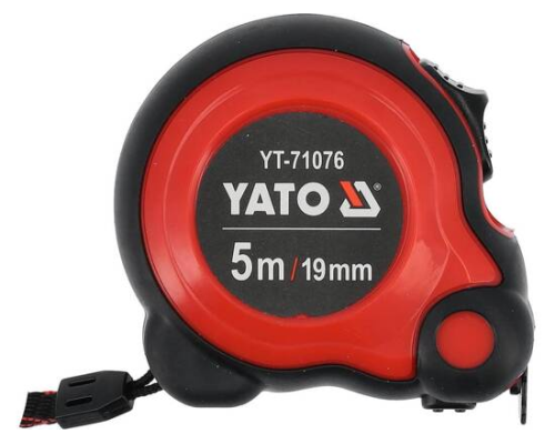 Рулетка сталева 5м х 19мм YATO YT-71076