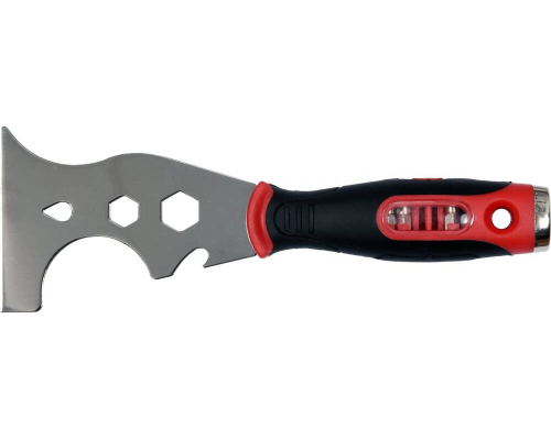 Скребок із нержавіючої сталі з бітами в рукоятці YATO YT-52870