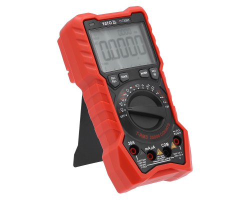 Цифровий мультиметр TRUE RMS AC+DC LCD 25000 YATO YT-730895
