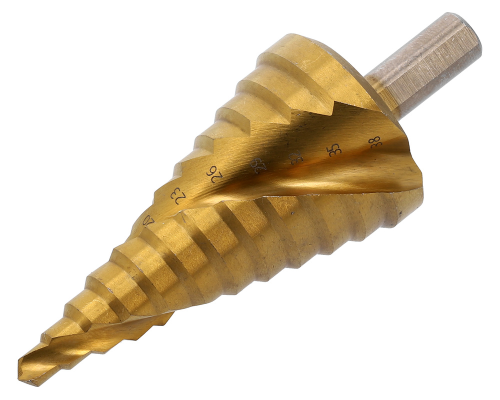 Свердло ступінчасте спіральне 6-38 мм YATO YT-44749